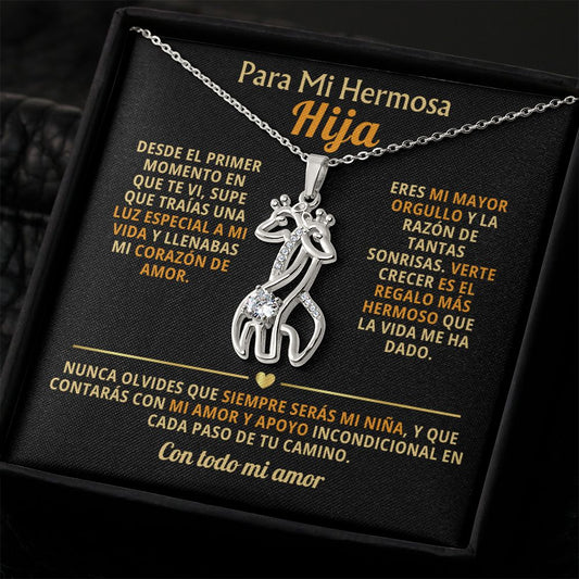 COLLAR DE JIRAFAS "PARA MI HIJA" - MÁS QUE UNA JOYA, UN LEGADO DE AMOR ✨ Jewelry/Giraffe 