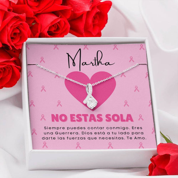 Collar de Regalo para demostrar que estás a su lado. Collar Cinta con piedra. Personalizable Jewelry 