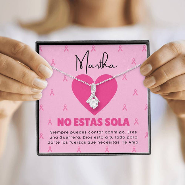 Collar de Regalo para demostrar que estás a su lado. Collar Cinta con piedra. Personalizable Jewelry 