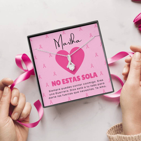 Collar de Regalo para demostrar que estás a su lado. Collar Cinta con piedra. Personalizable Jewelry 