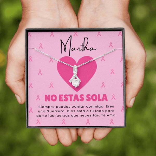 Collar de Regalo para demostrar que estás a su lado. Collar Cinta con piedra. Personalizable Jewelry 