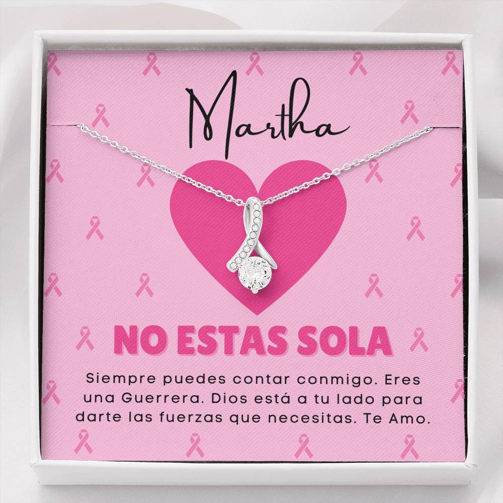 Collar de Regalo para demostrar que estás a su lado. Collar Cinta con piedra. Personalizable Jewelry 