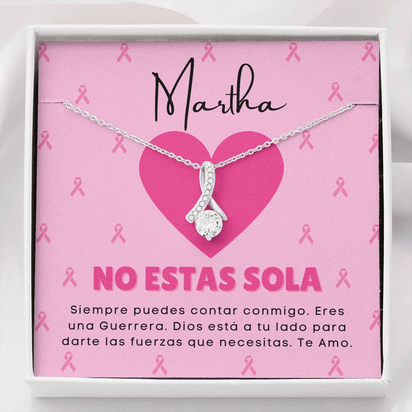 Collar de Regalo para demostrar que estás a su lado. Collar Cinta con piedra. Personalizable Jewelry 