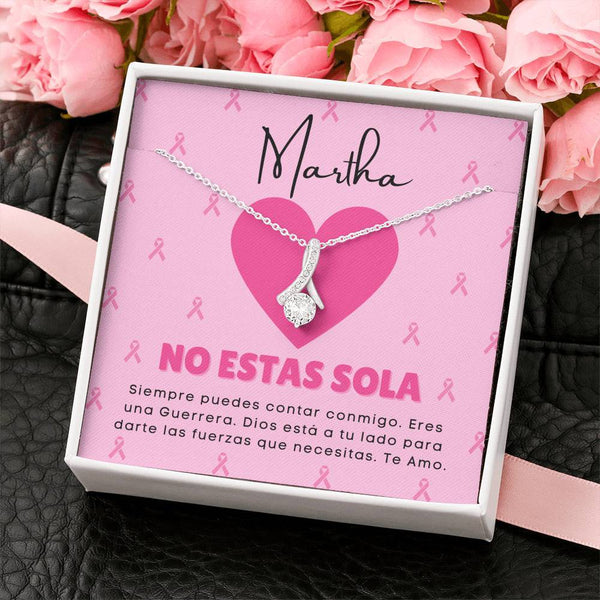 Collar de Regalo para demostrar que estás a su lado. Collar Cinta con piedra. Personalizable Jewelry 