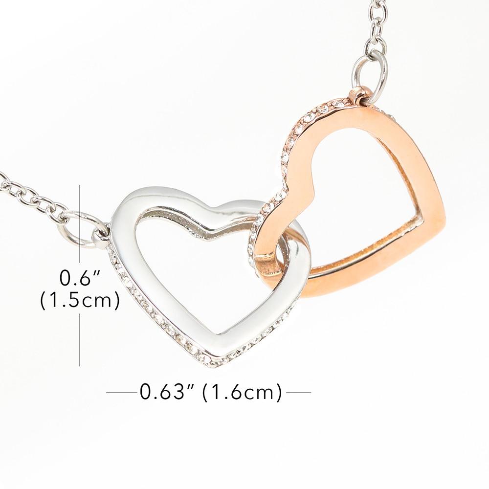 Collar Dos Corazones para Regalar a Hija, Nieta, Amiga. Collar Nudo Amor. Personalizable. Jewelry/LoveKnot 