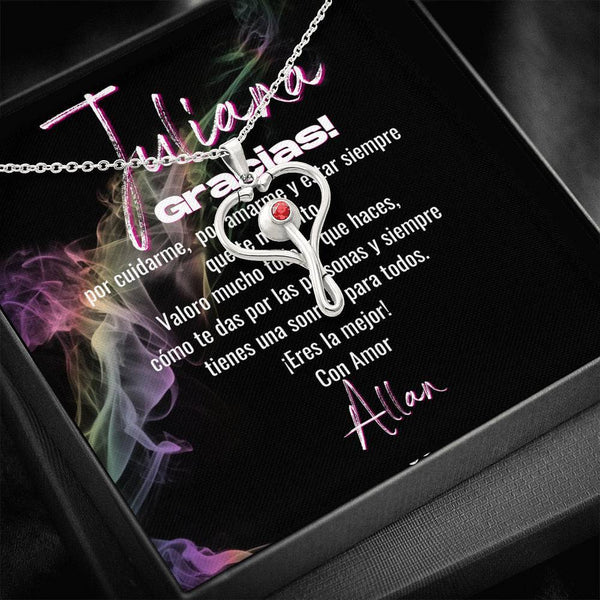 Collar Estetoscopio Swarovski® rojo certificado para enfermera, doctora, anestesista... Trabajadoras de la Salud Jewelry 