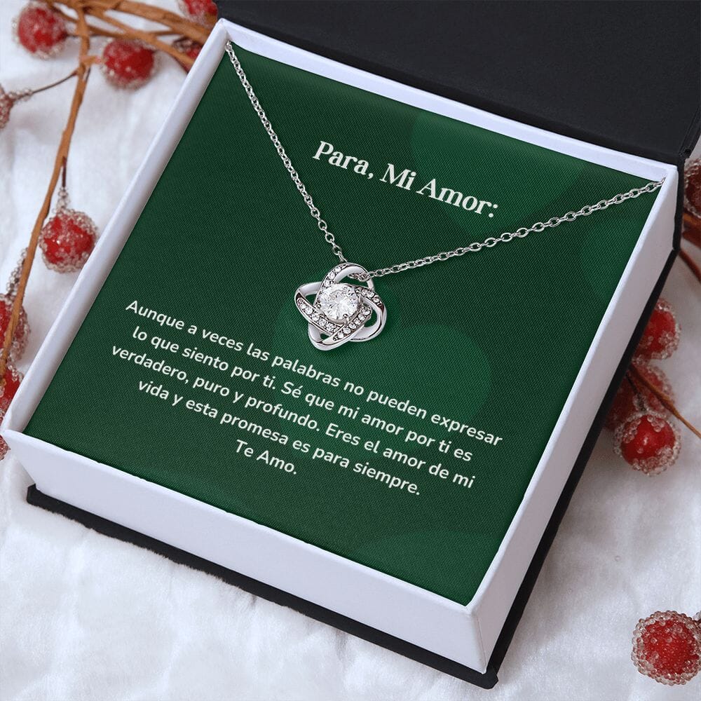 Collar Nudo de Amor - Aunque a veces las palabras no pueden expresar lo que siento por ti. Jewelry/LoveKnot 