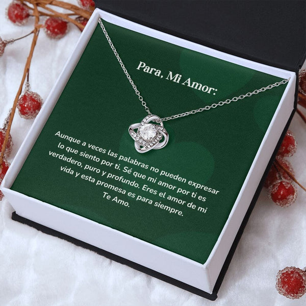 Collar Nudo de Amor - Aunque a veces las palabras no pueden expresar lo que siento por ti. Jewelry/LoveKnot 