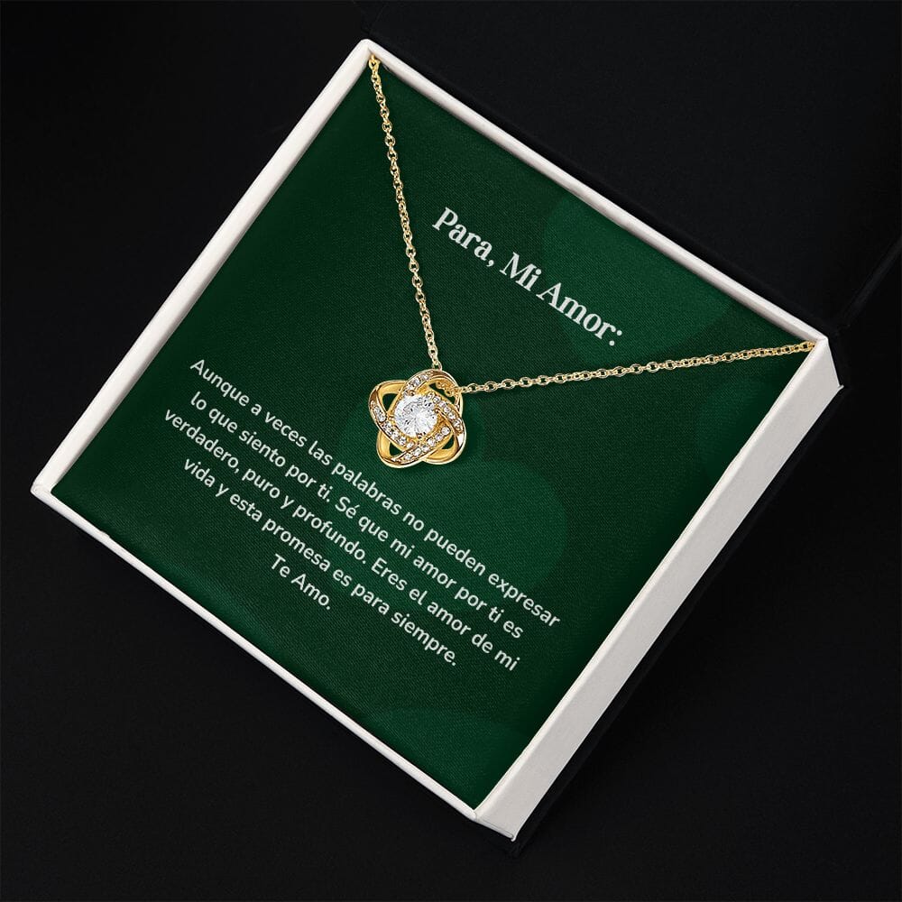 Collar Nudo de Amor - Aunque a veces las palabras no pueden expresar lo que siento por ti. Jewelry/LoveKnot 