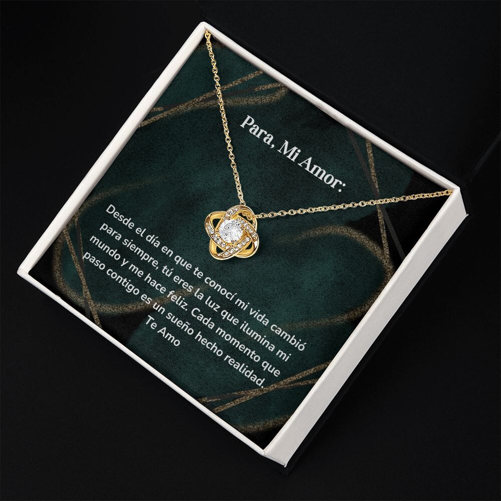 Collar Nudo de Amor - Desde el día en que te conocí mi vida cambió para siempre Jewelry/LoveKnot 