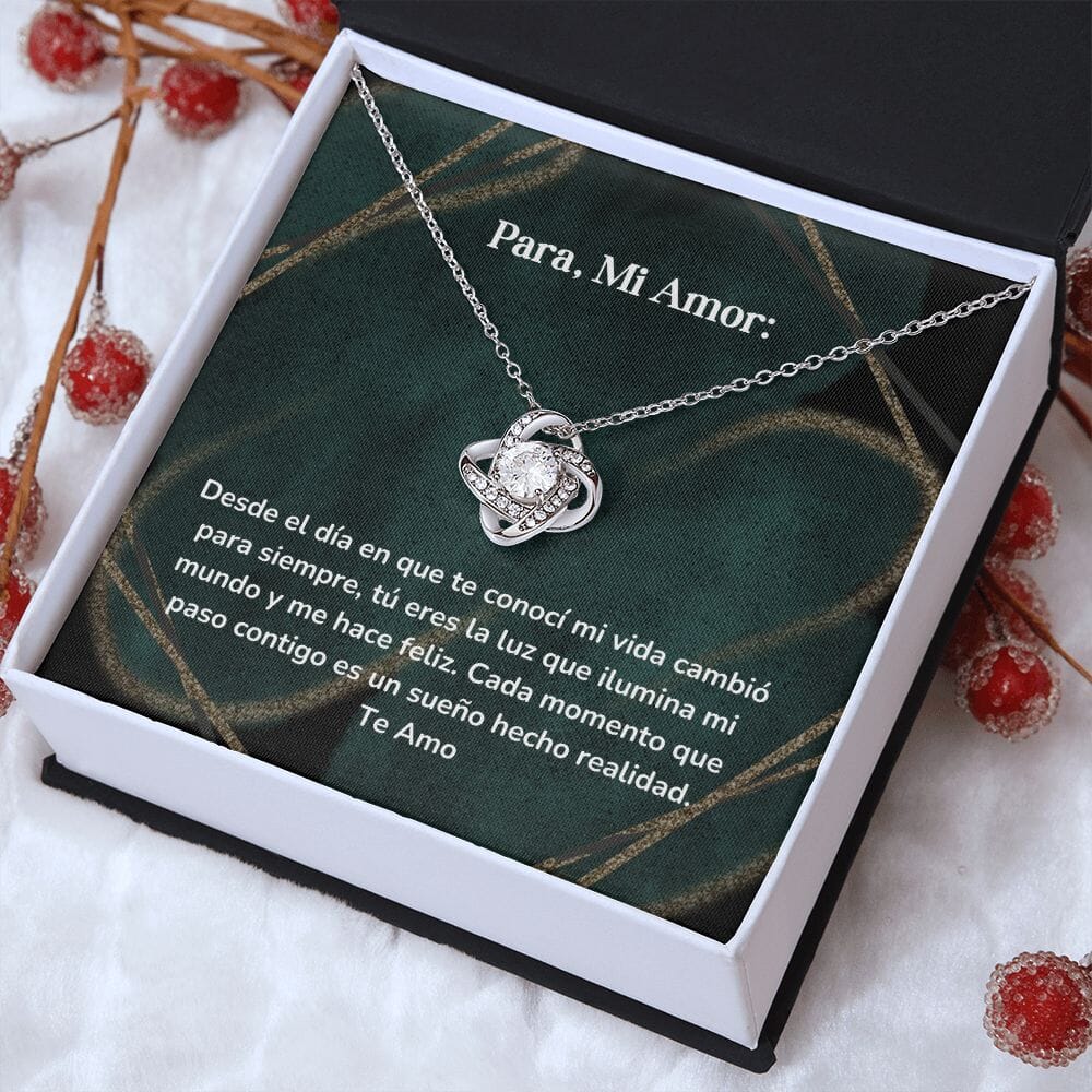 Collar Nudo de Amor - Desde el día en que te conocí mi vida cambió para siempre Jewelry/LoveKnot 