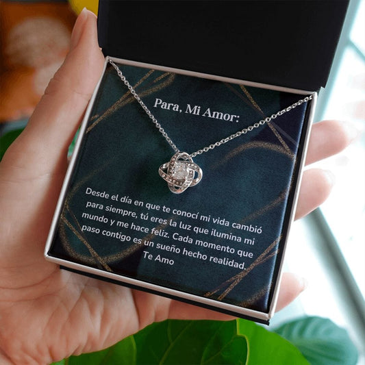 Collar Nudo de Amor - Desde el día en que te conocí mi vida cambió para siempre Jewelry/LoveKnot 