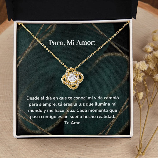 Collar Nudo de Amor - Desde el día en que te conocí mi vida cambió para siempre Jewelry/LoveKnot 