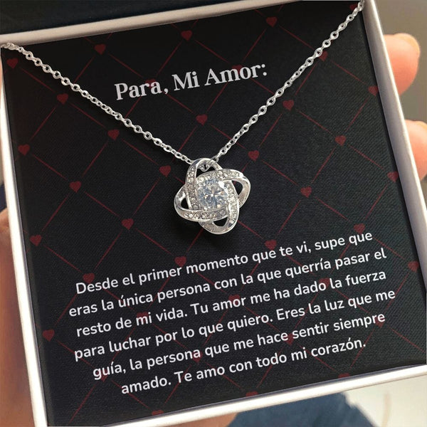 Collar Nudo de Amor - Desde el primer momento que te vi, Jewelry ShineOn Fulfillment 