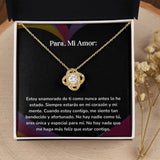 Collar Nudo de Amor - Estoy enamorado de ti como nunca antes lo he estado Jewelry ShineOn Fulfillment 