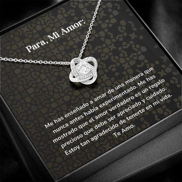 Collar Nudo de Amor - Me has enseñado a amar Jewelry ShineOn Fulfillment 