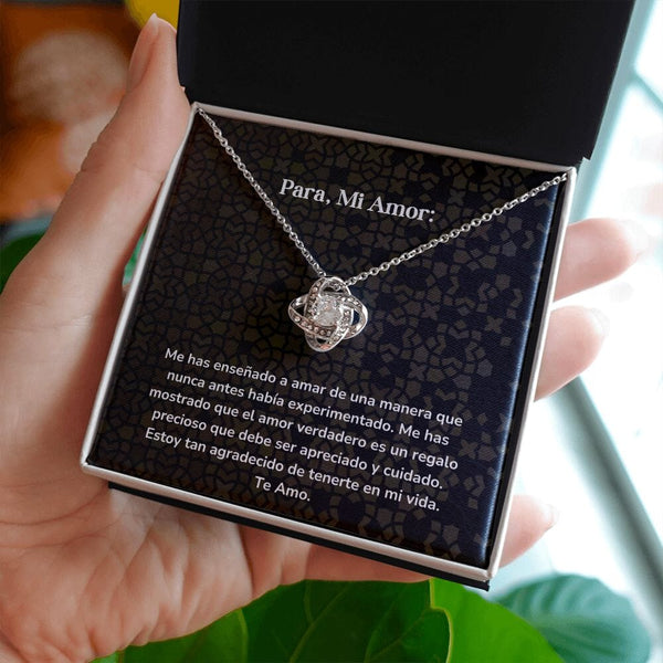 Collar Nudo de Amor - Me has enseñado a amar Jewelry ShineOn Fulfillment 
