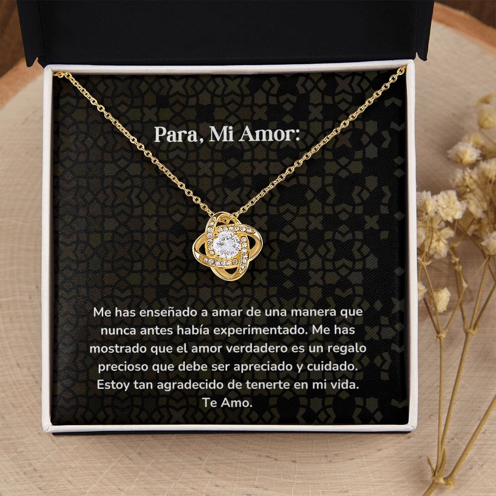 Collar Nudo de Amor - Me has enseñado a amar Jewelry ShineOn Fulfillment 