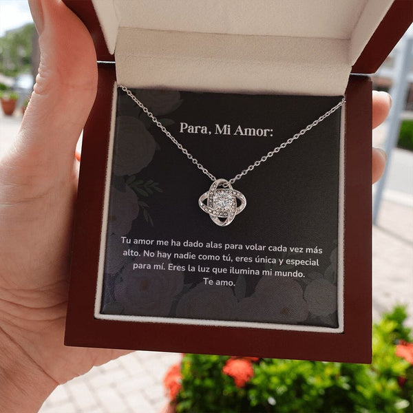 Collar Nudo de Amor - Tu amor me ha dado alas para volar cada vez más alto. Jewelry ShineOn Fulfillment 