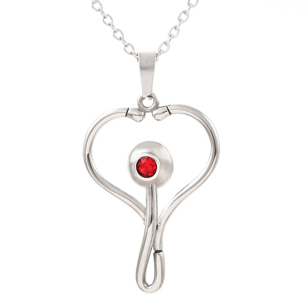 Collar para doctoras, enfermeras: Gracias... por cuidarme, por amarme y estar siempre... Jewelry ShineOn Fulfillment 
