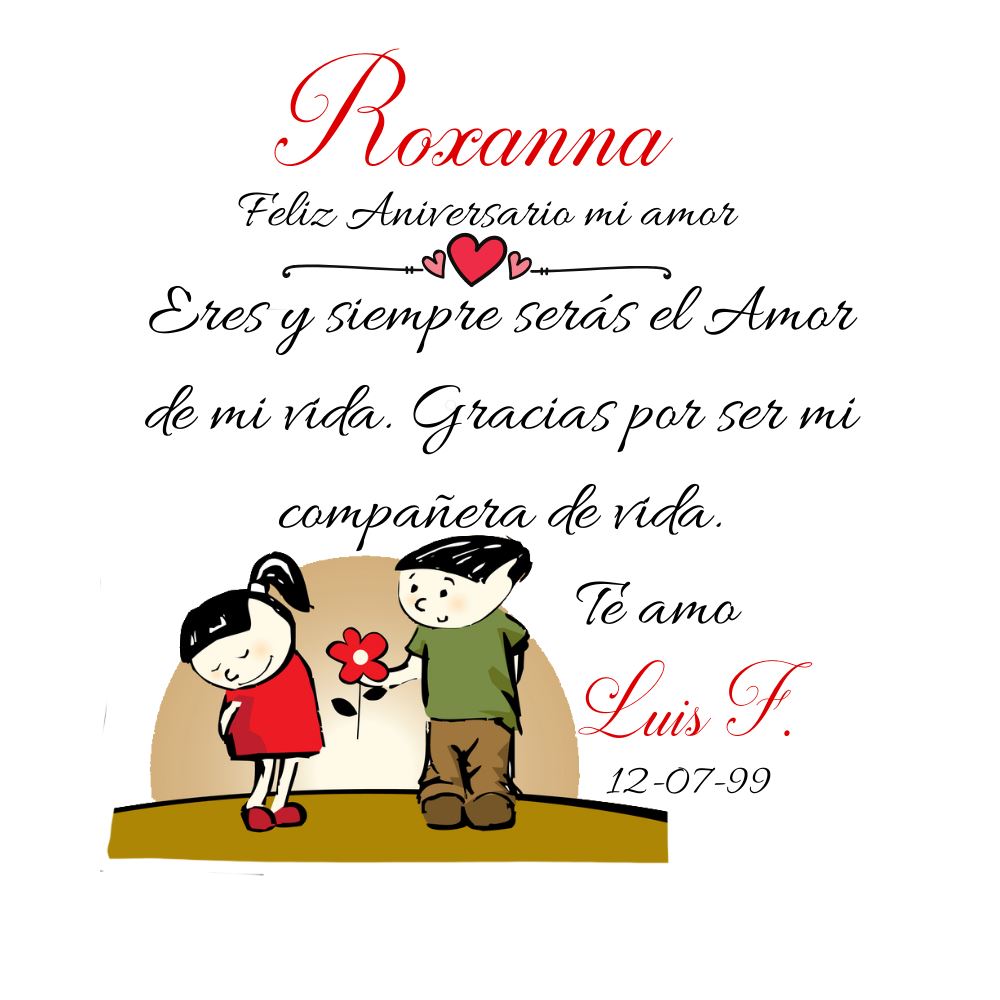 Collar para esposa: Feliz Aniversario amor (Personalizable)… Collar 2 corazones Jewelry 