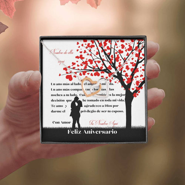 Collar para esposa: Feliz Aniversario Jewelry 