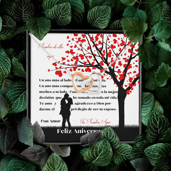 Collar para esposa: Feliz Aniversario Jewelry 