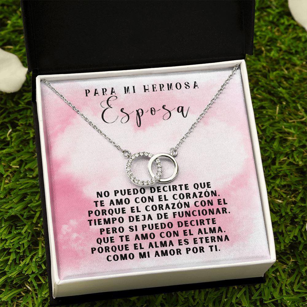 Collar para la esposa - Te Amo con... - Collar Pareja Perfecta Jewelry Standard Box 