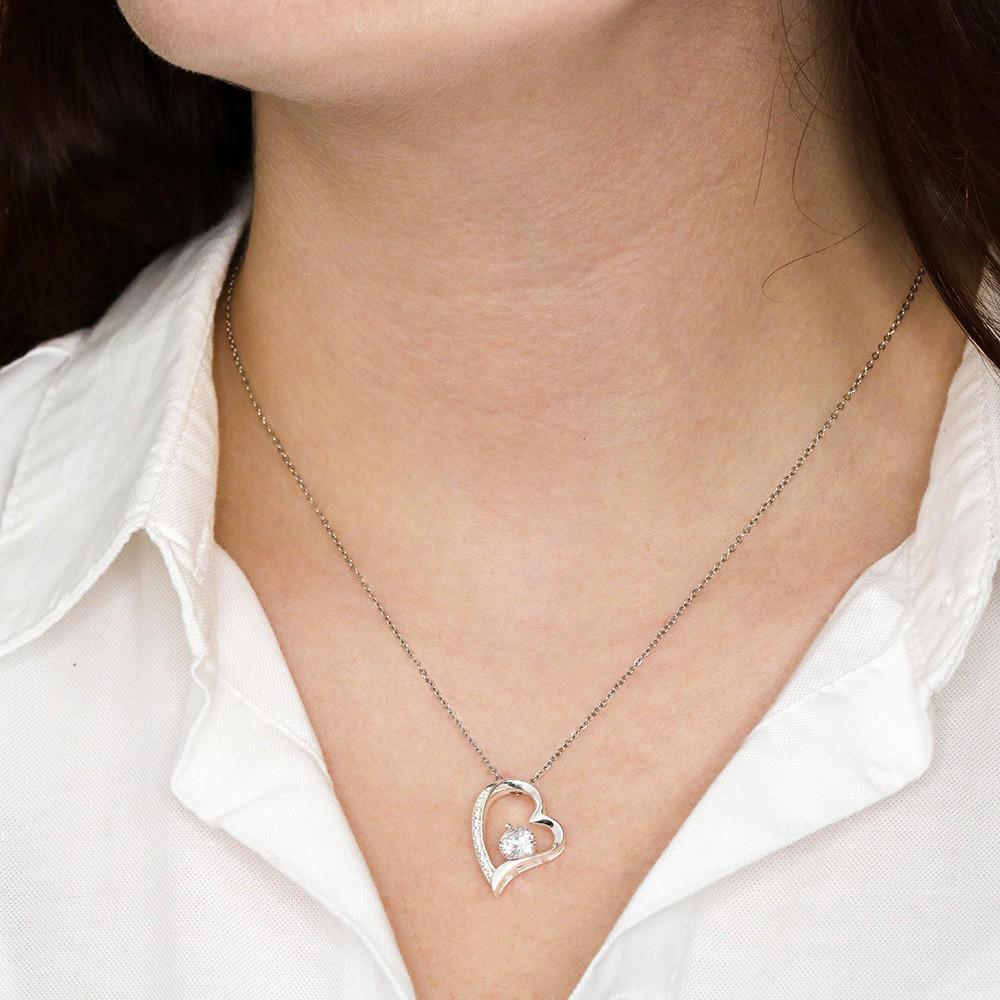 Collar para la Suegra: Para mi Suegra ¡Mantente… - Regalo perfecto para Día de la Madre - Collar Forever Love 14K Jewelry ShineOn Fulfillment 