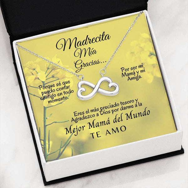 Collar para Mamá: Madrecita Mía- Gracias por…- Regalo perfecto para Día de la Madre - Infinito Corazón Jewelry 
