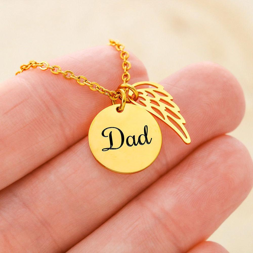 Collar para Recordar a Papá: Tienes un Ángel en el cielo! Jewelry 