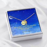 Collar para Recordar a Papá: Yo tengo… allá arriba, entre las estrellas… Jewelry ShineOn Fulfillment 18k Yellow Gold Finish 