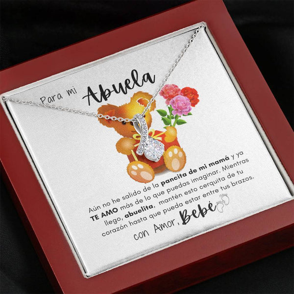 Collar para regalar a Abuela mientras salgo de la pancita de Mamá Jewelry 