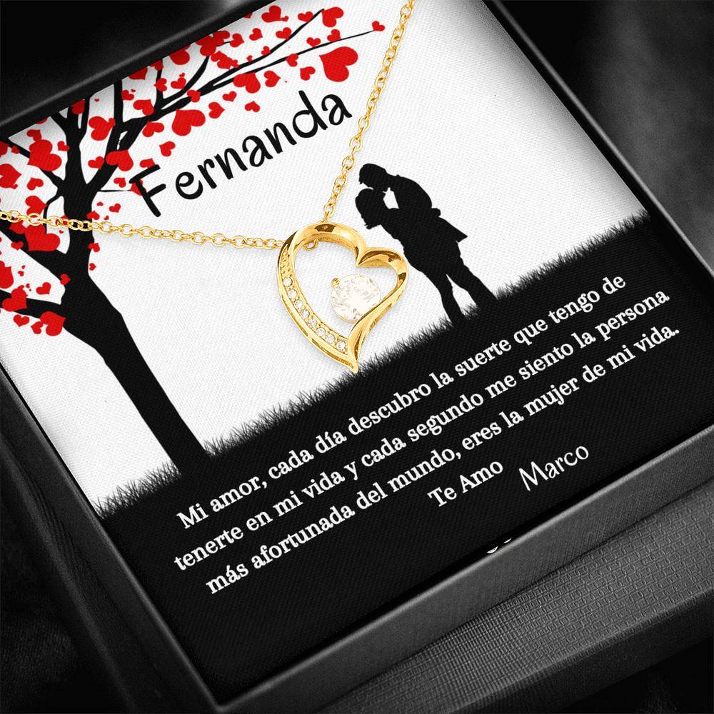 Collar para Regalar a la mujer de tu vida. Collar Forever Love. Jewelry/ForeverLove 