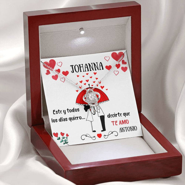 Collar para regalar a tu amor - Este y todos los días quiero… - Collar Nudo de Amor. Jewelry/LoveKnot 