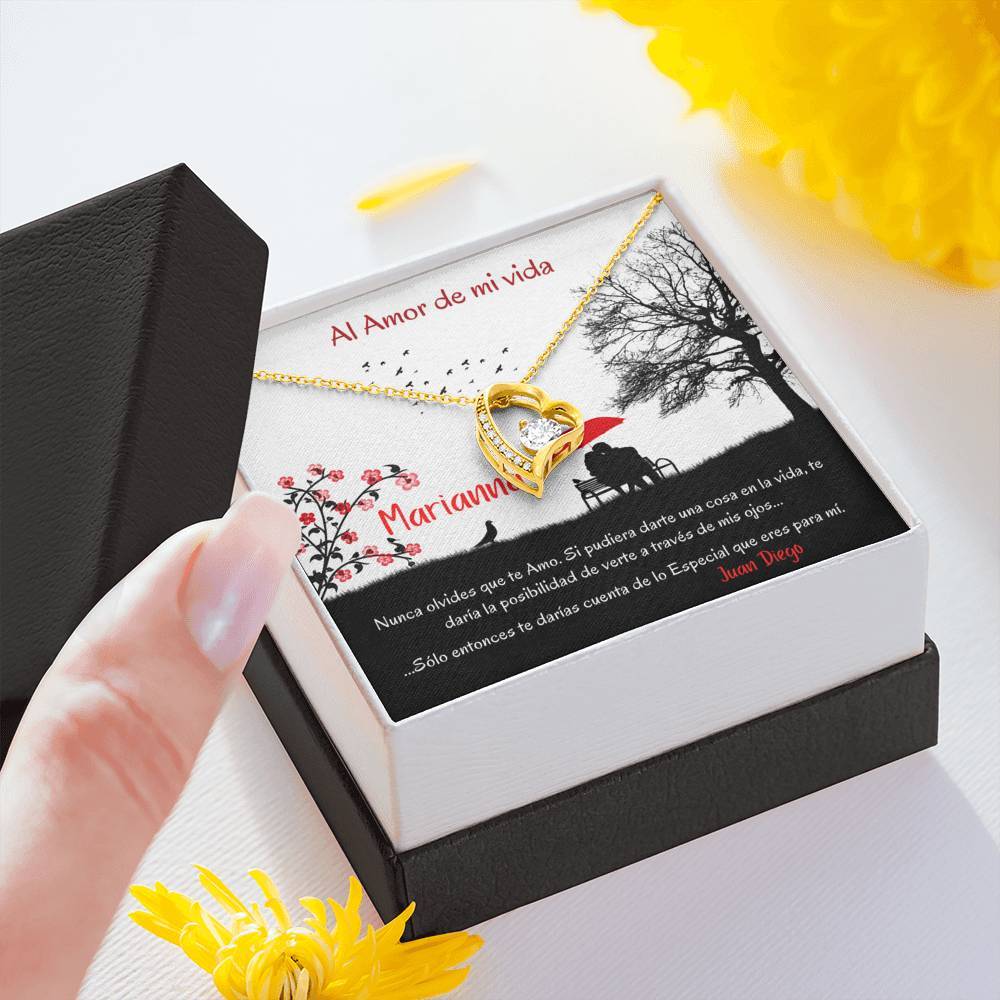 Collar para regalar al Amor de Mi vida - Collar Por Siempre Amor - Especial para esa persona que Amas Jewelry 