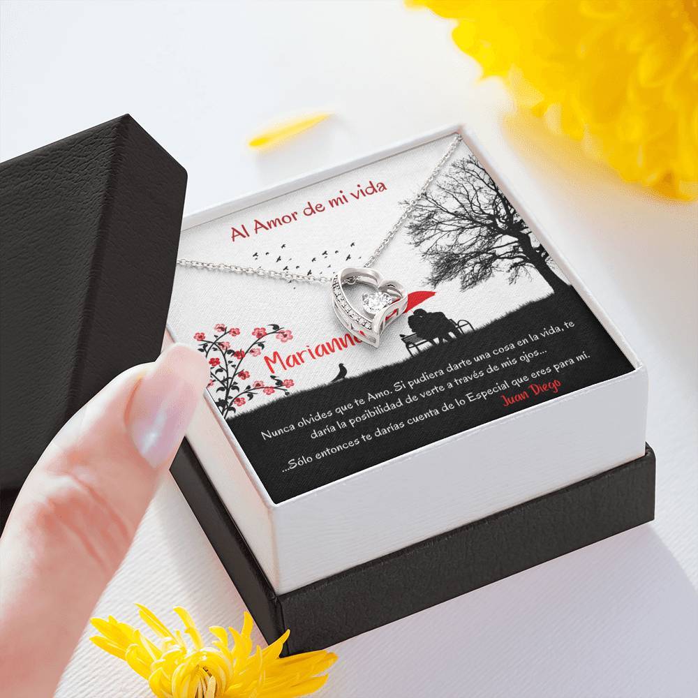 Collar para regalar al Amor de Mi vida - Collar Por Siempre Amor - Especial para esa persona que Amas Jewelry 