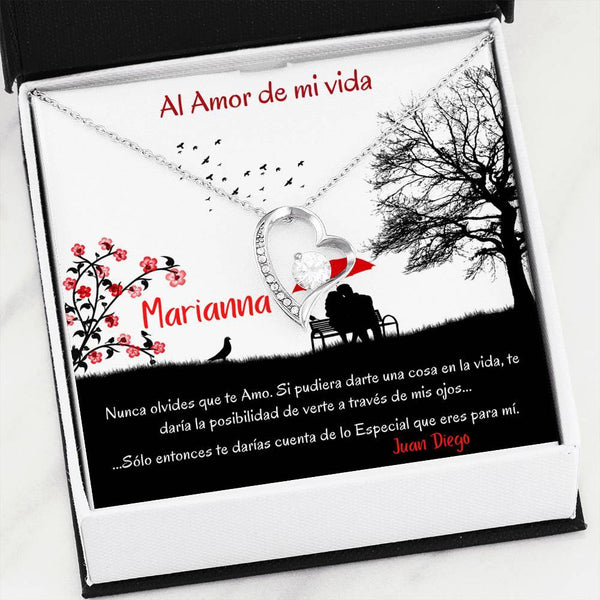 Collar para regalar al Amor de Mi vida - Collar Por Siempre Amor - Especial para esa persona que Amas Jewelry 
