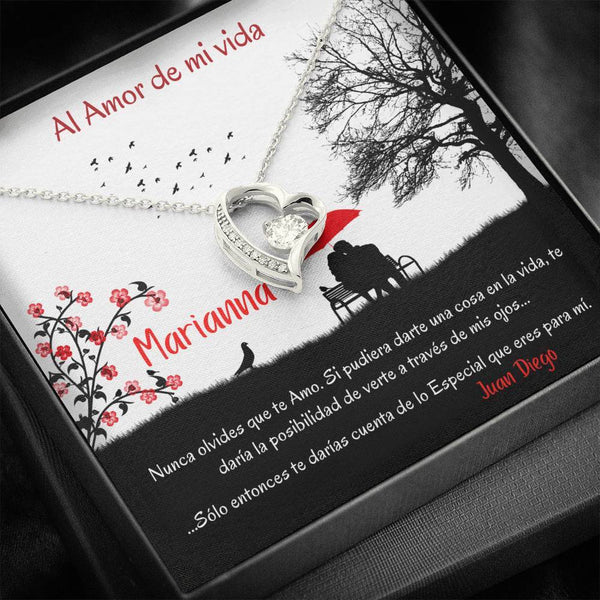 Collar para regalar al Amor de Mi vida - Collar Por Siempre Amor - Especial para esa persona que Amas Jewelry 