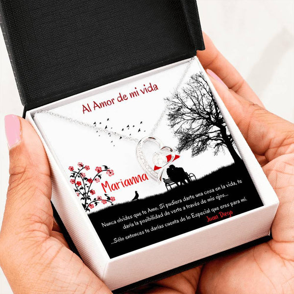 Collar para regalar al Amor de Mi vida - Collar Por Siempre Amor - Especial para esa persona que Amas Jewelry 