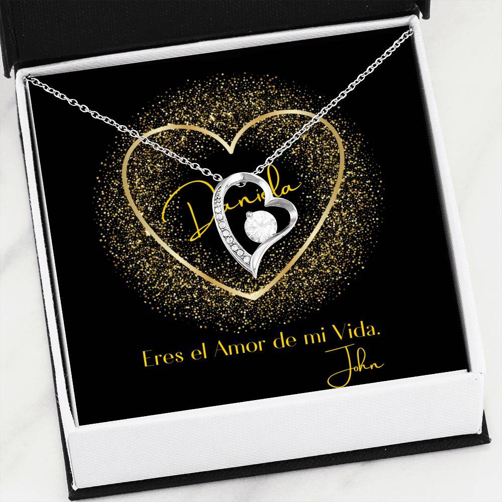 Collar para regalar al Amor de Mi vida - Collar Por Siempre Amor- Jewelry 