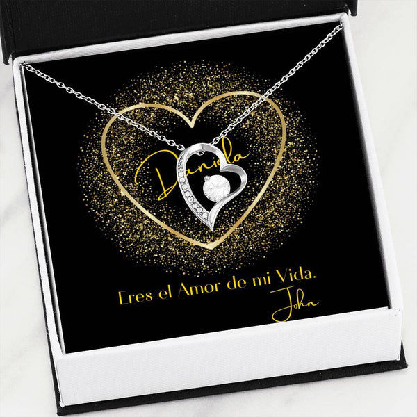 Collar para regalar al Amor de Mi vida - Collar Por Siempre Amor- Jewelry 