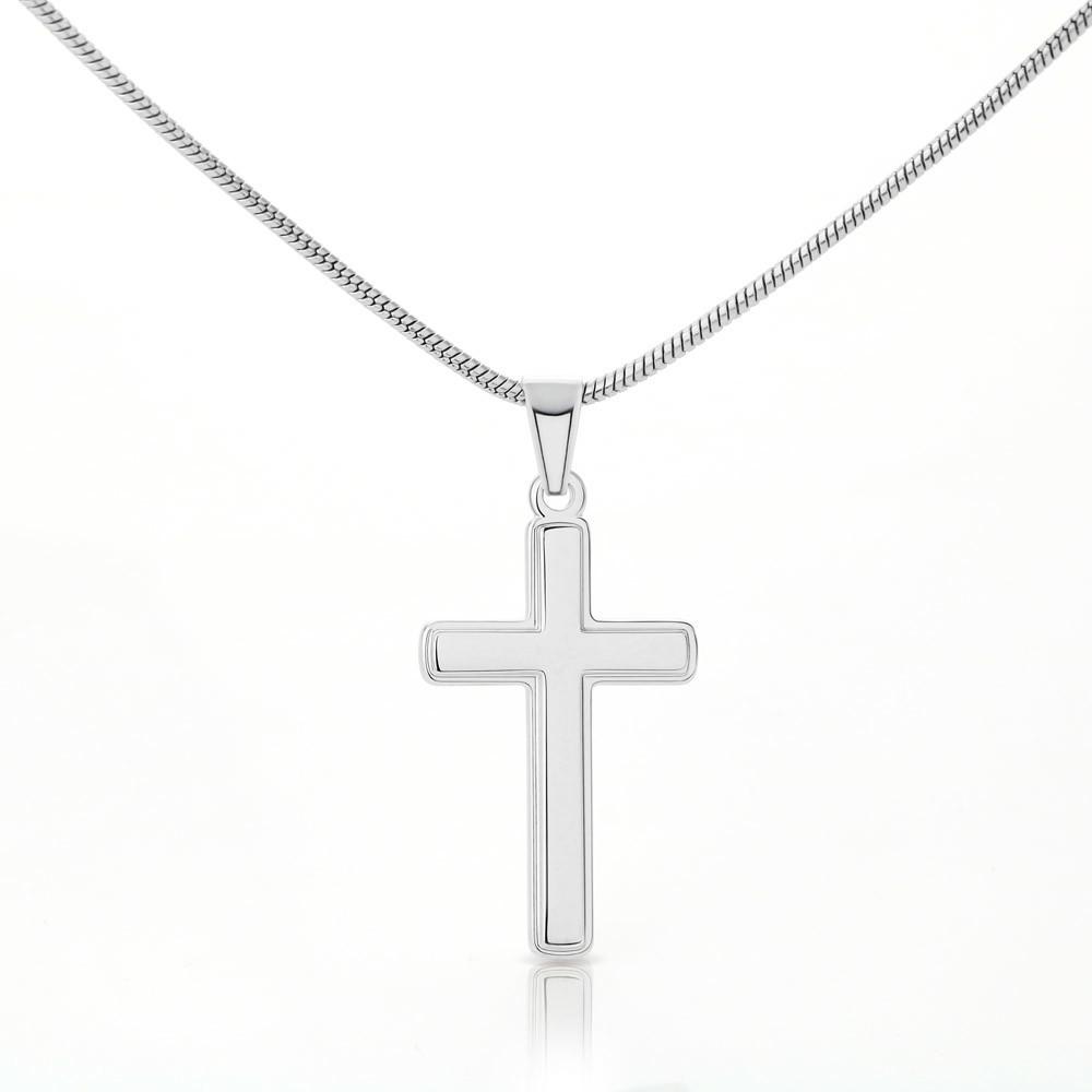 Collar para regalar al Hijo de mamá. Personalizable. Cruz Jewelry/EngravedCross 
