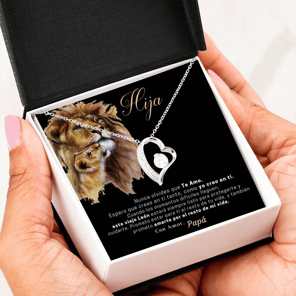 Collar para Regalar de Papá a Hija Collar Forever Love. Personalizalo con los nombres. Jewelry/ForeverLove 