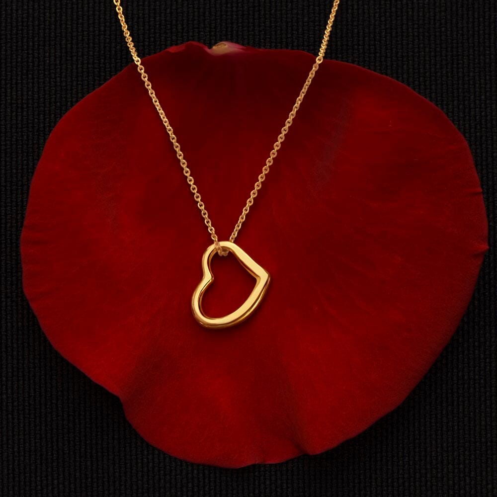 Collar para regalar esta navidad a tu hija - Collar Delicate Heart Jewelry ShineOn Fulfillment 