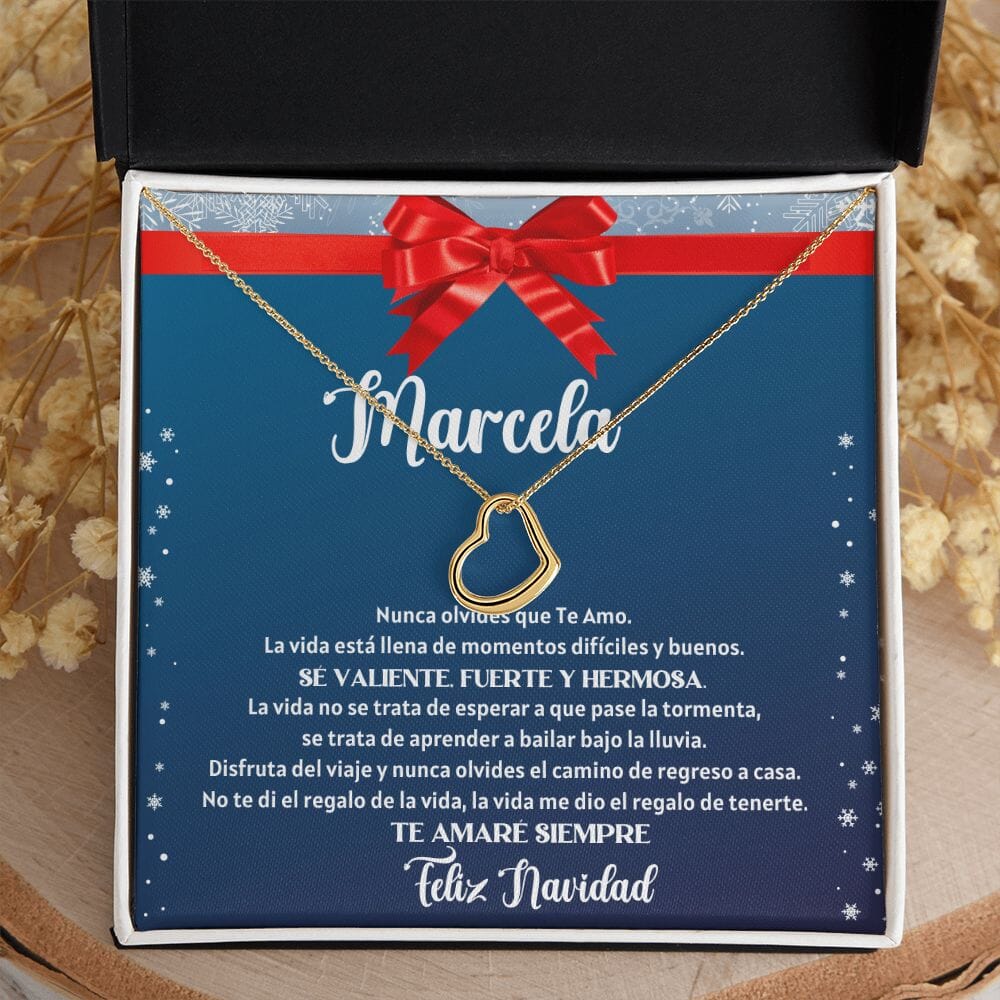 Collar para regalar esta navidad a tu hija - Collar Delicate Heart Jewelry 