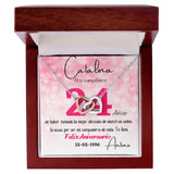 Collar Personalizado de Aniversario – Dos Corazones, Una Historia de Amor Eterno Jewelry 