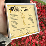 Collar Personalizado de Graduación con Nombre – Regalo Emotivo para Graduada | Joyería con Birrete | Recuerdo de Logro y Nuevos Comienzos Jewelry 