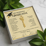 Collar Personalizado de Graduación con Nombre – Regalo Emotivo para Graduada | Joyería con Birrete | Recuerdo de Logro y Nuevos Comienzos Jewelry 