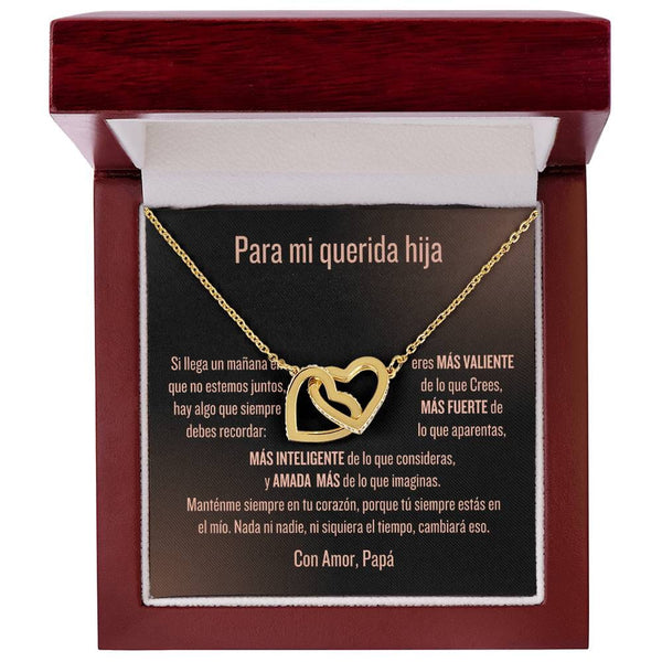 Collar "Unidos por Siempre" - El Susurro de un Padre a su Hija Jewelry <p>Acabado en Oro Amarillo de 18 quilates</p> Luxury Box 